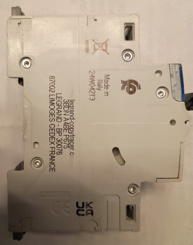 Interruptor Automatico 2p 20a Curva D 25ka Ref 409821 Legran