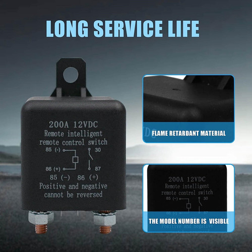Interruptor De Control Remoto Dual 12v 200a Automobile Parts