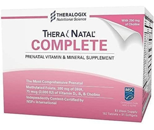 Theralogix Theranatal Complete Suplemento Prenatal 273 Unids