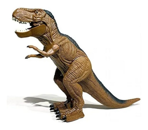 Dinossauro T-rex Som Luz Solta Fumaça 37cm  Toyng 42492