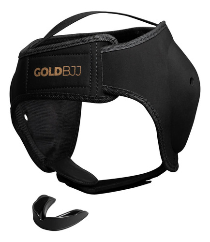 Gold Bjj Headgear Para Jiu Jitsu, Wrestling Y Mma