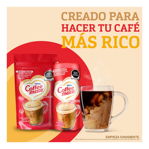 Sustituto De Crema Para Café Coffee Mate Polvo Original 640g