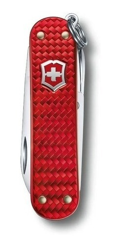 Imagen 4 de 6 de Cortapluma Suiza De Lujo Victorinox Alox Iconix Luxury Red 5