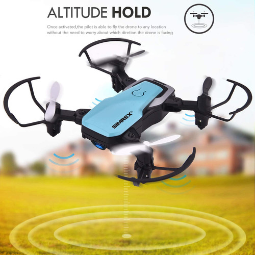 Mini Drone Simrex X300c Rc Quadcopter Plegable Altitude