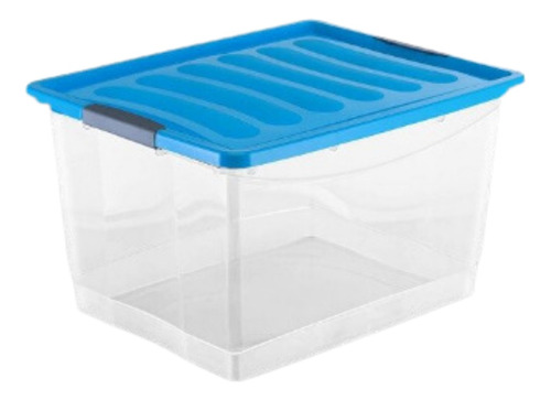 Organizador Plastico Con Tapa 30 Lts Varios Colores Guardado