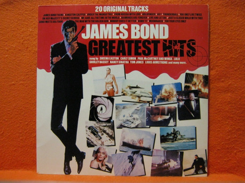 James Bond Greatest Hits - Lp Disco De Vinil Tema Filme