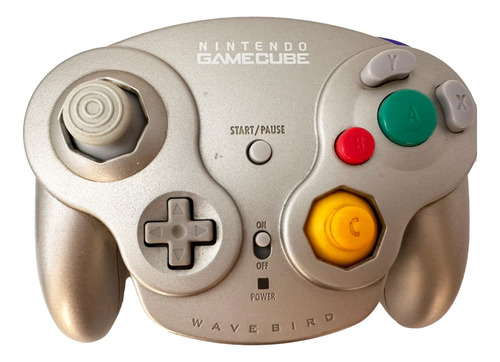 Control Nintendo Gamecube Wavebird Original Incluye Receptor (Usado)