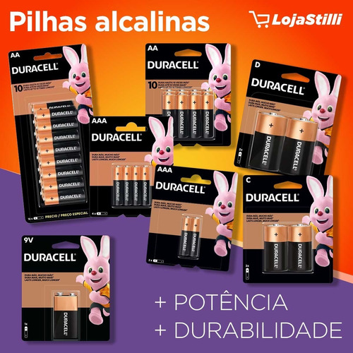 Pilha Duracell Coppertop 9v Retangular - Unidade