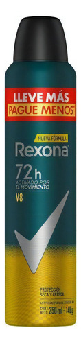 Desodorante Spray Rexona 250 Ml Men V8