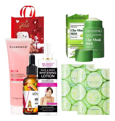 Pack Regalo Productos De Belleza Skincare Mascarillas