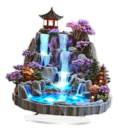 Fuente De Agua De Mesa 2d, Decoración, Regalo De