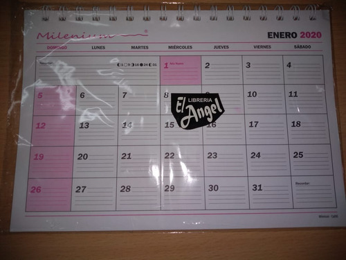 Organizador Calendario Almanaque 16 X 23,5cm  De Este Año
