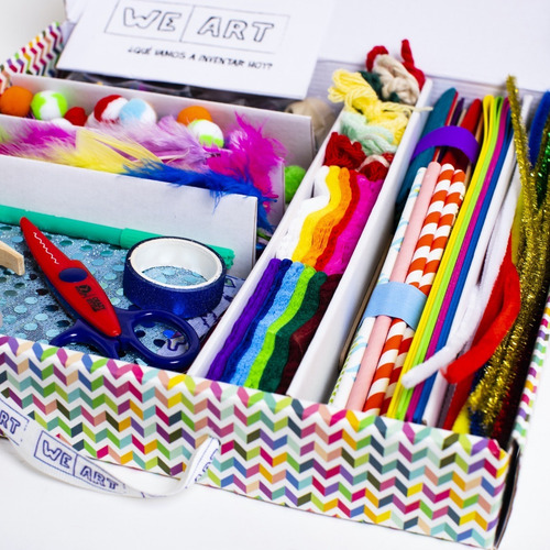 Imagen 2 de 6 de Kit De Manualidades Para Niños - Caja We Art