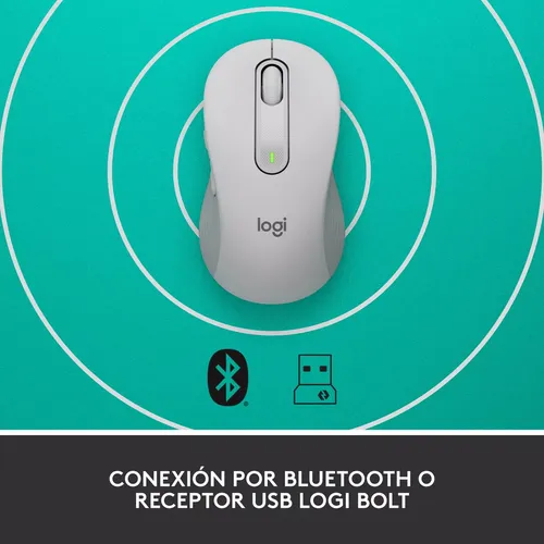 Mouse Inalámbrico Logitech Signature M650 L, Bluetooth