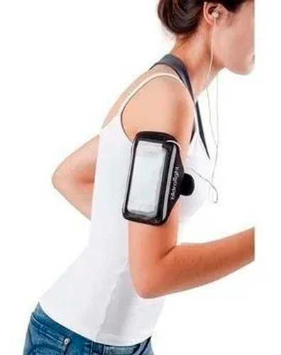 Faixa Para Braço Porta Celular Regulável Academia E Corrida