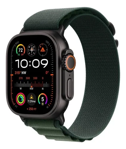 Apple Watch Ultra 2 Gps + Celular Black Titanium Verde Oliva Negro (Reacondicionado)