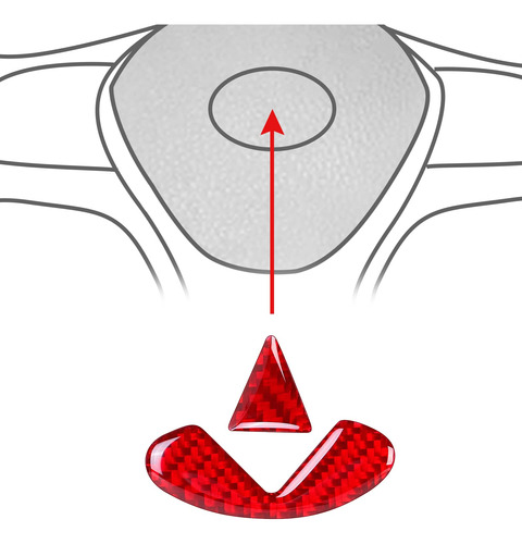 Qianbao Para Volante Fibra Carbono Decoracion Logotipo Q50