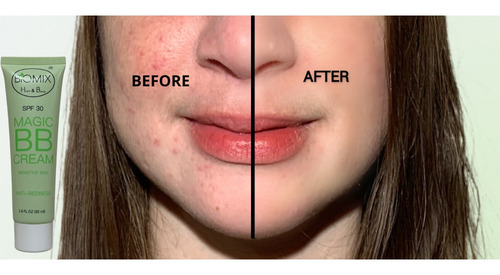 Base Cc Bb Cream Biomix Health & Beauty Anti Rojeces Correctora Verde Spf 30 Magic Sensitive 60 Ml