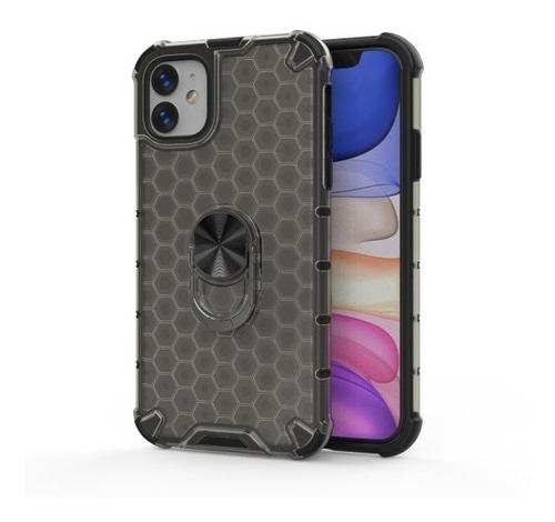 Funda Armor Honeycomb Anillo Para iPhone 11 11 Pro Max