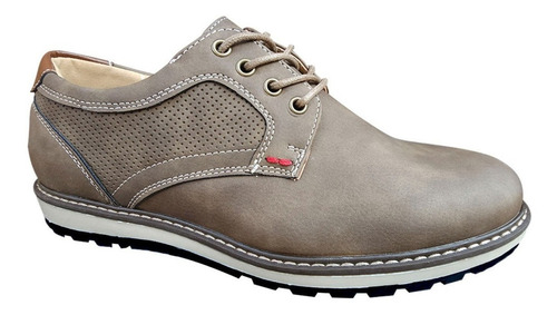 Zapato De Hombre Casual Oxford Ejecutivo Khaki - 7111