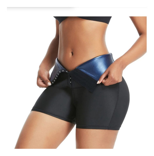 C Pantalones Cortos S-5xl Para Modelar Efectos De Sauna