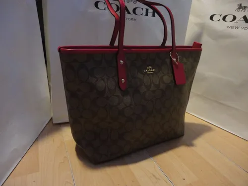 Bolsa coach rosa con cafe hotsell