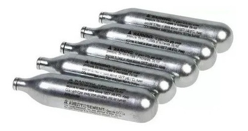 5 Tanques Co2 Gas 12gr Airsoft Tiro Deportivo