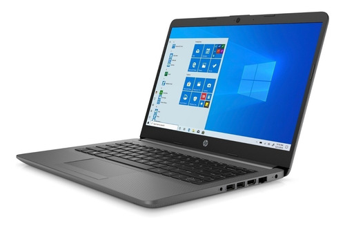 Imagen 2 de 4 de Laptop HP 14-cf2542la gris pizarra 14", Intel Celeron N4020 8GB de RAM 256GB SSD, Intel UHD Graphics 600 1366x768px Windows 10 Home