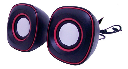 Parlantes Doble Multimedia Speaker Audio 3.5 Mm Usb Portatil