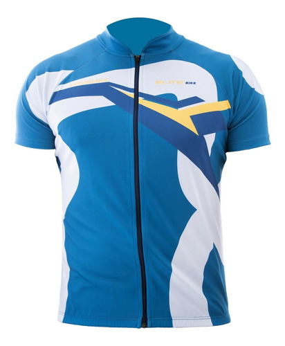 Camiseta Infantil Elite Azul Ciclismo Mountain Bike 14