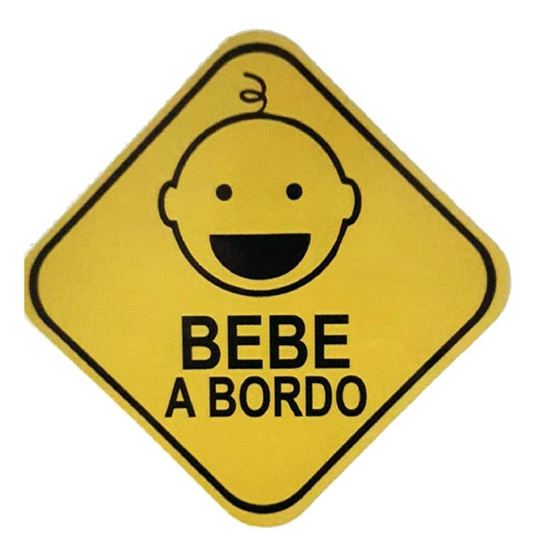 Imagen 1 de 1 de Bebe A Bordo - Autoadhesivos Stickers Calcomanías Pegotines