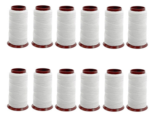Kit 48 Linha Pipa N10 200 Jardas 183 Metros Algodão Forte