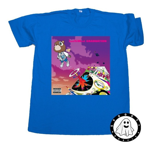 Remera Kanye West- Graduation Algodón Rap Hip Hop
