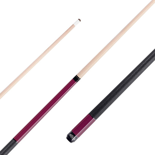 Sleek 2-tone 58 Inch Maple 2-piece Premium Billiard Cue Pool