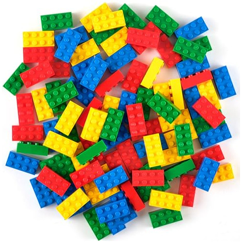 Sets De Construcción - Classic Bricks 96 Piece 2x4 Blue, Gre