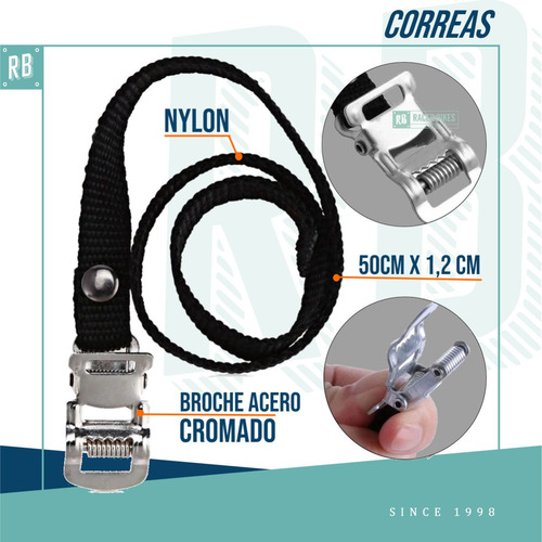 Correas Punteras Bicicleta Mtb Ruta Indoor - Racer Bikes