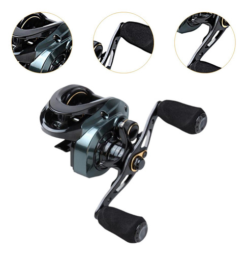 Carrete Baitcasting Carrete De Pesca Exterior Izquierda