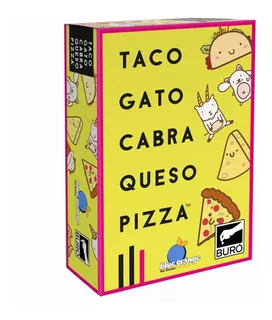 Taco Gato Cabra Queso Pizza Juego Mesa Cartas Bureau Lelab