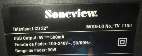 Vendo Tarjetas Tv Soneview Modelo: Tv-1100