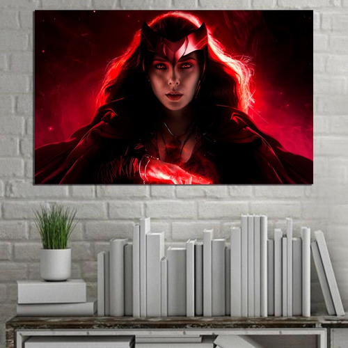 Cuadro Heroes Wanda Maximoff Scarlet Witch (80x50 Cm)