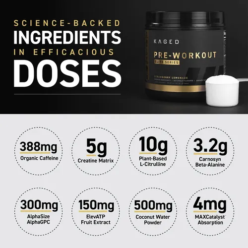 Polvo De Preentrenamiento Kaged Pre-workout Elite Caribbean