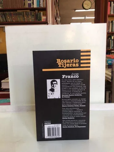 Rosario Tijeras - Jorge Franco - Literatura Colombiana (Usado)