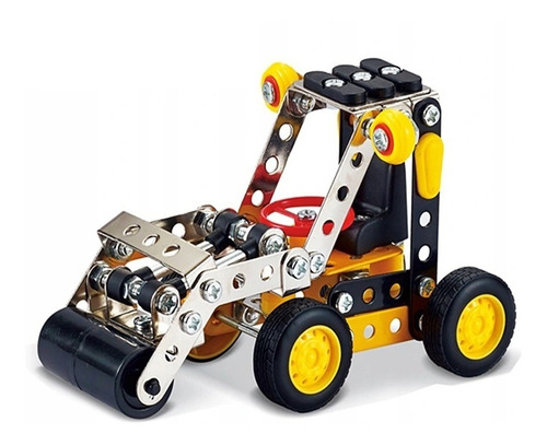 Kit Lego Mecano Construcción 4 Formas En 1 Metal 161 Pcs 