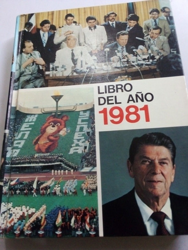Libro Del Año 1981 Grolier Buen Estado