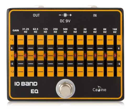 Pedal Ecualizador Caline 10 Band Eq Guitarra Bajo U Otros