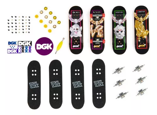 Skates de Dedo Tech Deck - Kit 4 Fingerboards E Acessórios - JP Toys -  Brinquedos e Actions Figures para todas as idades