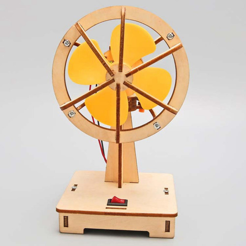 Diy Ventilador Pequeño De Madera Niños Ciencia Experimento