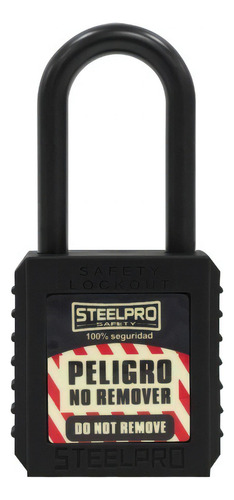 Candado Dielectrico Steelpro Color Negro