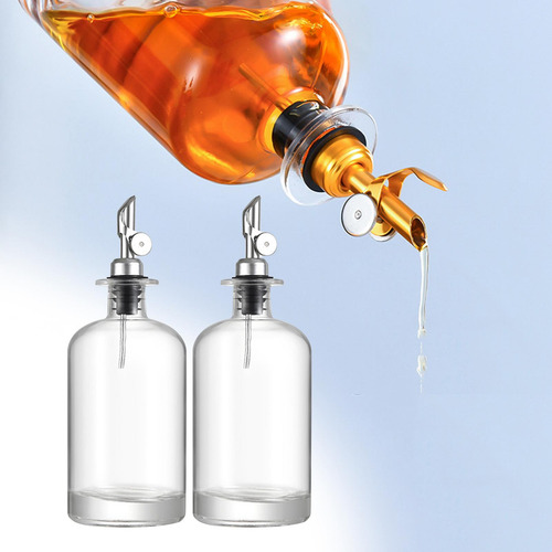 Botella De Aceite Dispensador De Aceite De Oliva Plata 500ml