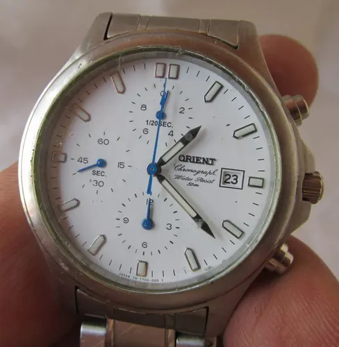 Reloj Pulsera Orient Crono Tt00-c1 Cs, Funciona, Usado (Usado)